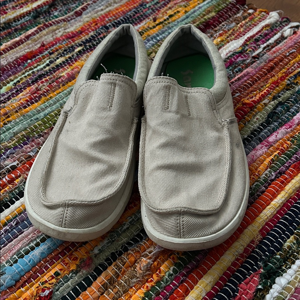 Sanuk  Men’s Hi Bro Lite Hemp Slip-On Sneaker Natural Light Khaki -Size Men’s 10